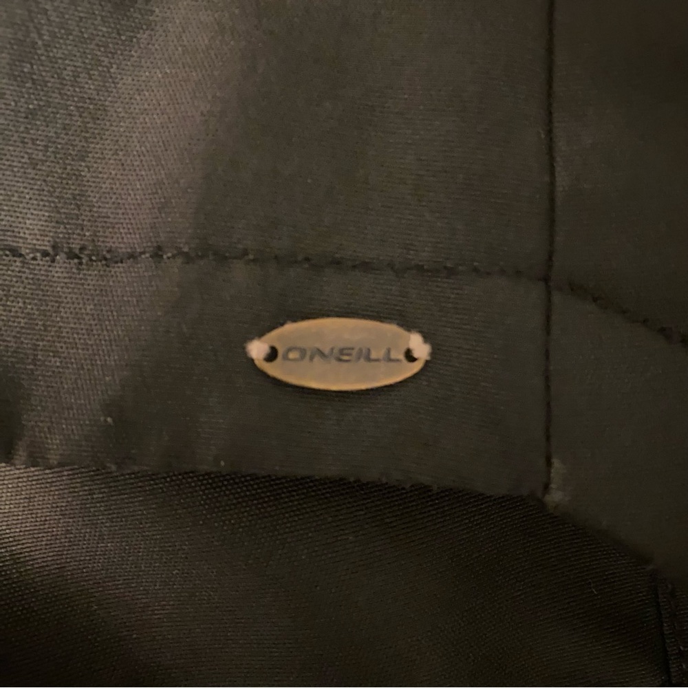 O'Neill Black Raincoat Lightweight Zip-Up M GUC - Picture 6 of 7